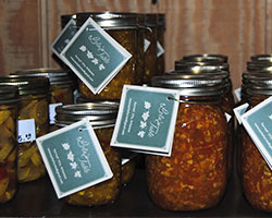Farm fresh jar goods, bakery items, and more at New Castle Christmas Tree Farms.
